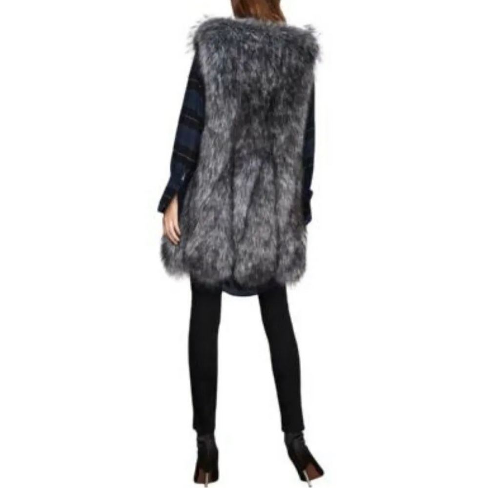BCBGMaxAzria Mackenzie Faux Fur Vest - Picture 2 of 10